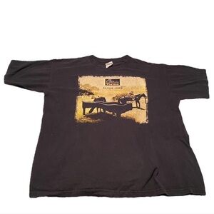 VTG ANVIL Men’s Large Black T-Shirt THE CAPTAIN AND THE KID ELTON JOHN 2006 TOUR